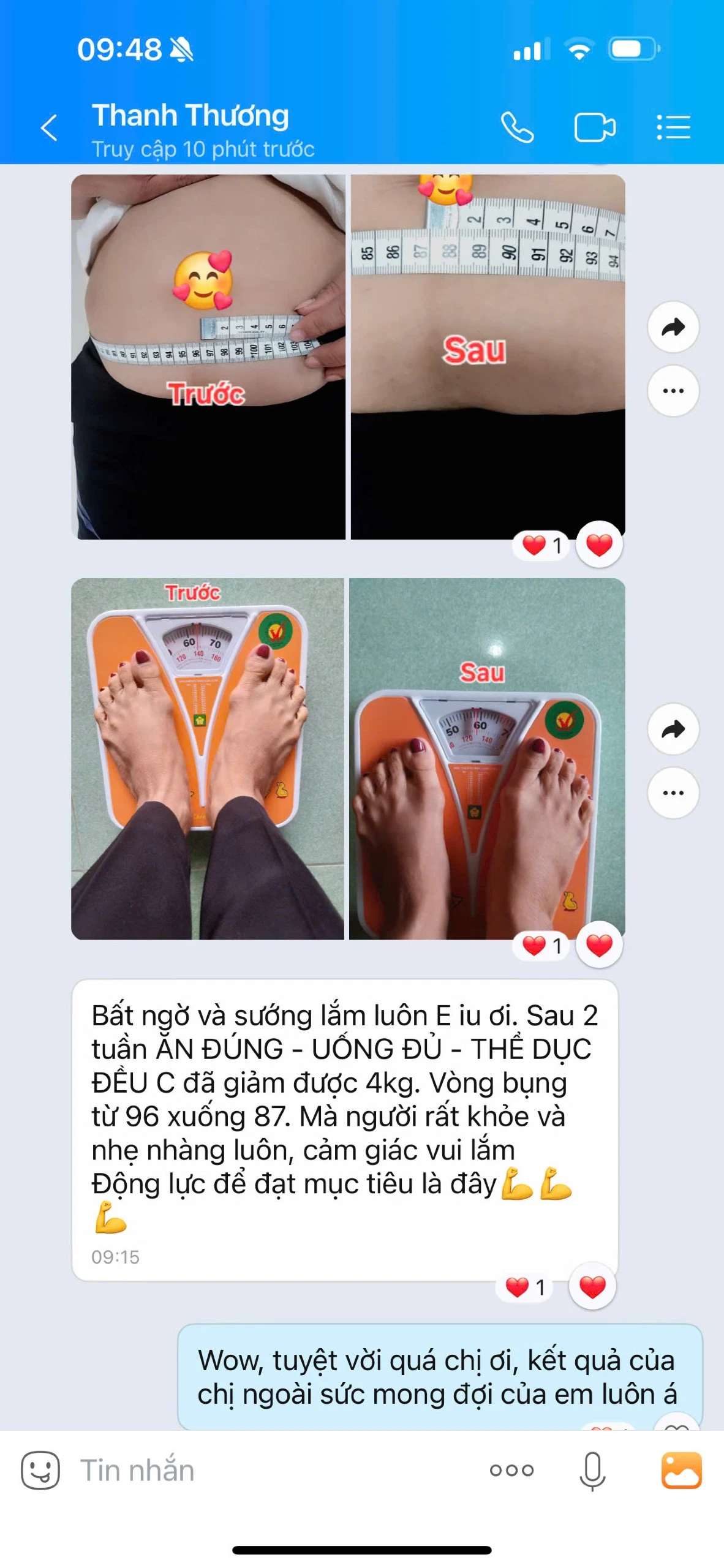 Phản hồi khách hàng 1 - Đánh giá tích cực về Hethy Food